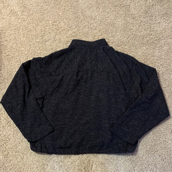 NWT Women’s Max Studio Charcoal Gray Zip-Up Cropped Linen Lightweight Jacket XS - Picture 9 of 10